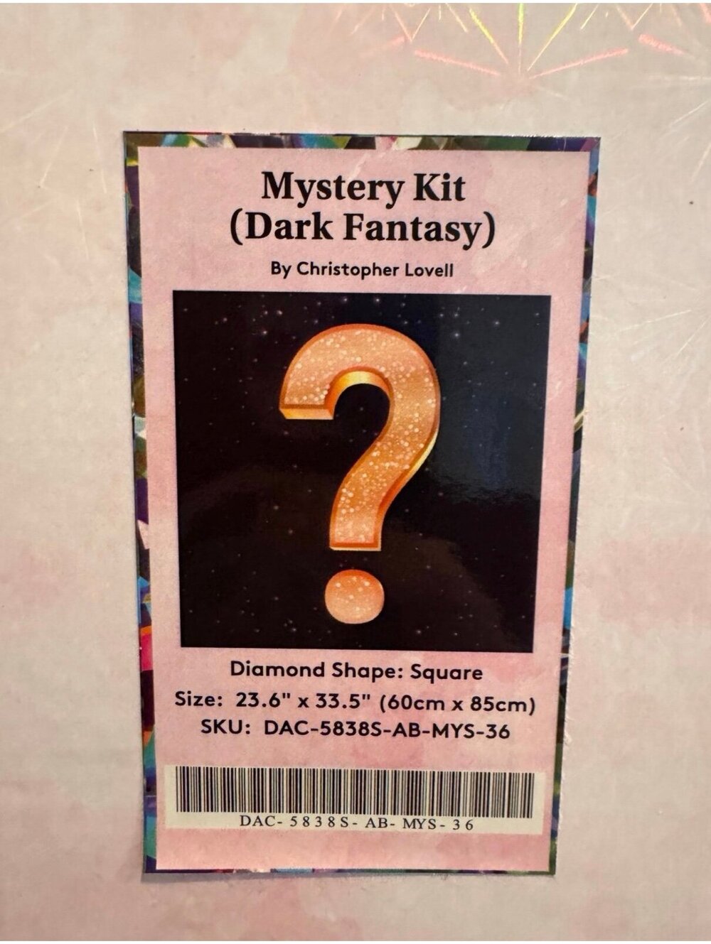 Mystery Kit # 36 (Dark Fantasy) by Christopher Lovell - Diamond Art Club